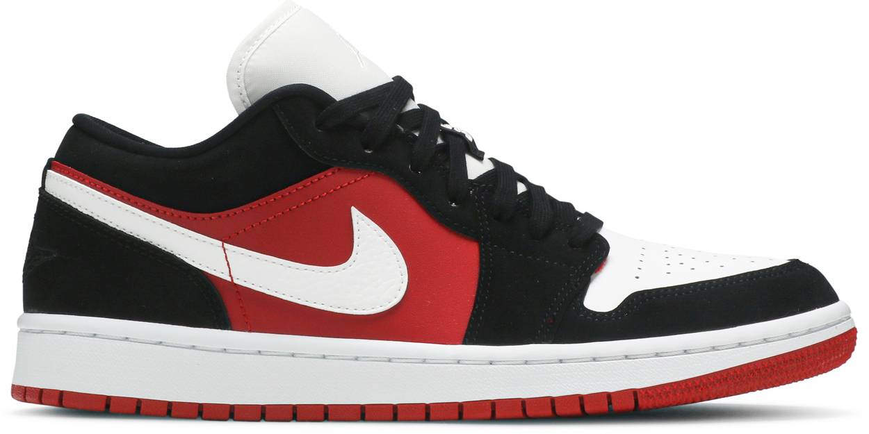 air jordan 1 low gym red black