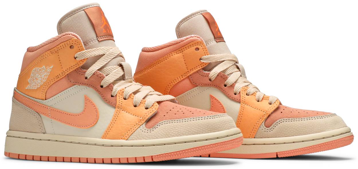 mid apricot jordans