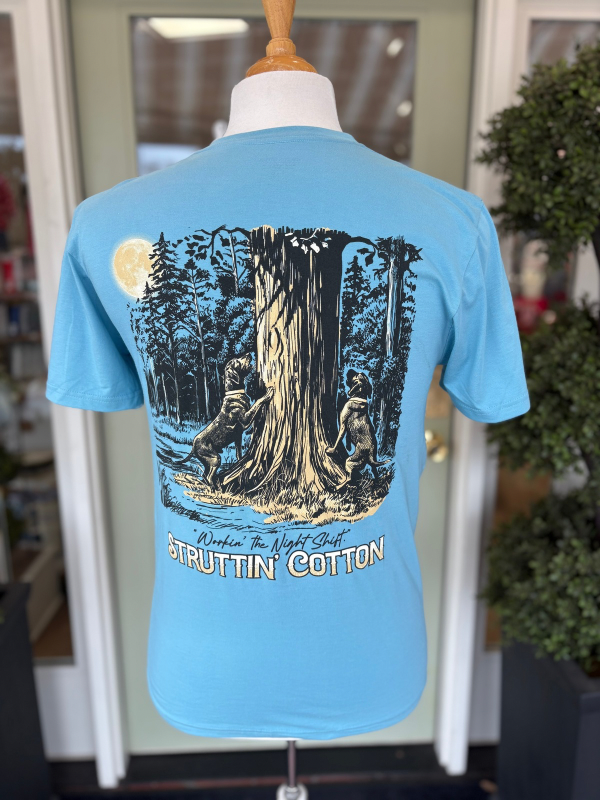 Working Nights Tee by Struttin' Cotton