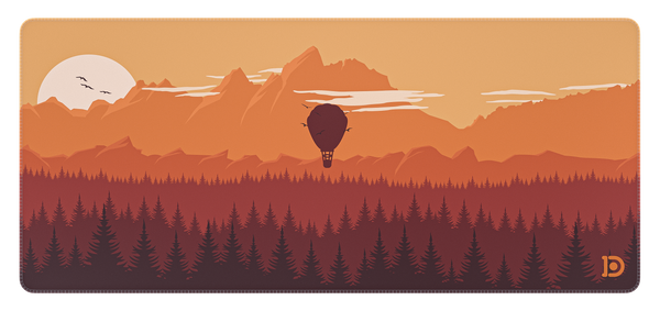 Firewatch tonal artwork (Blue) - post - Imgur