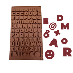 Old English Alphabet 1 CHOCOLATE MOLD #90-14270 – BakeUp Supply Co.