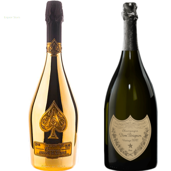 Ace Of Spades Gold Brut Velvet Sleeve & Dom Perignon Vintage Champagne Bundle