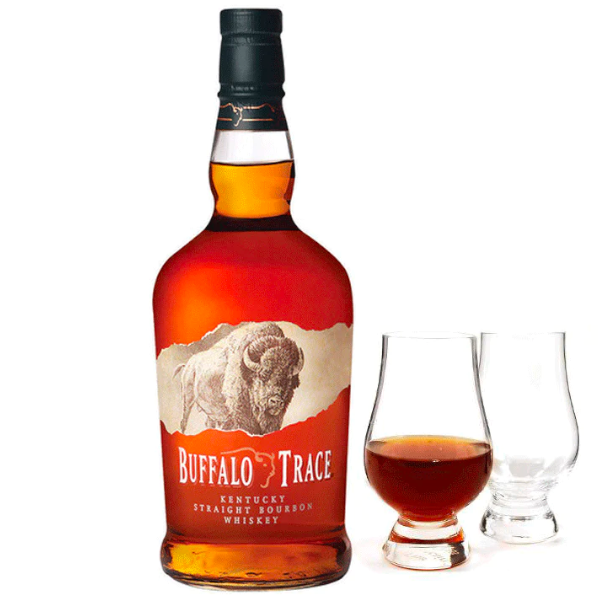 Buffalo Trace Bourbon with Glencairn Set Bundle