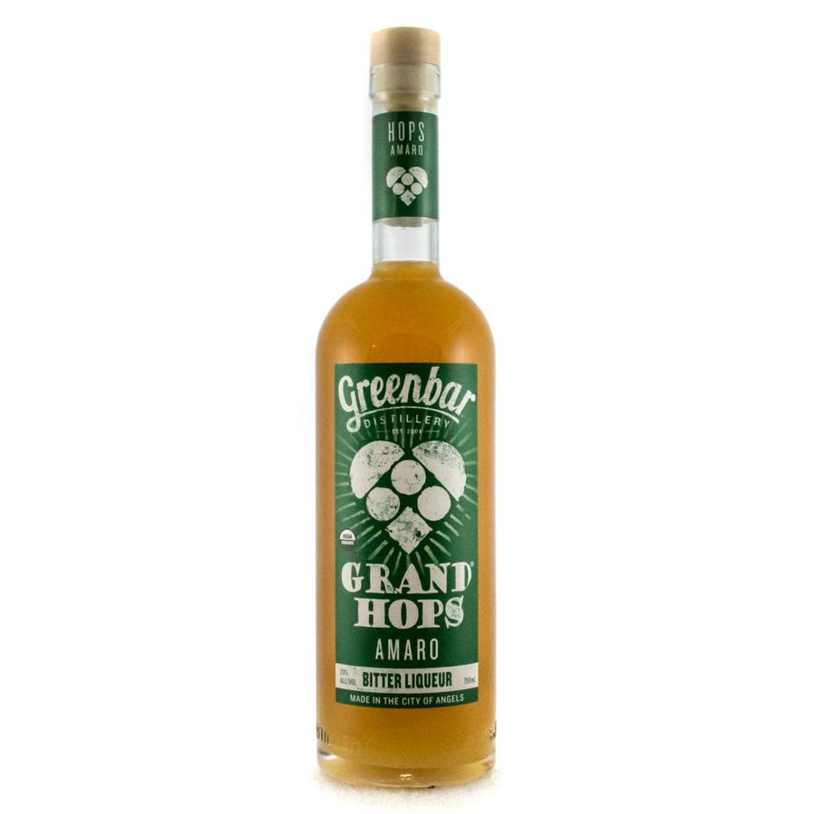 Greenbar Distillery Grand Hops Amaro Organic Bitter Liqueur