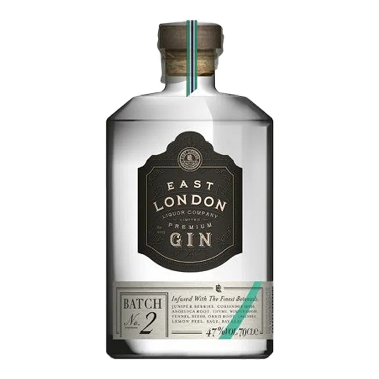 East London Liquor Company Premium Gin Batch No. 2