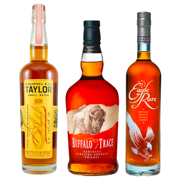 E.H. Taylor Small Batch, Eagle Rare 10 Year, Buffalo Trace Bundle