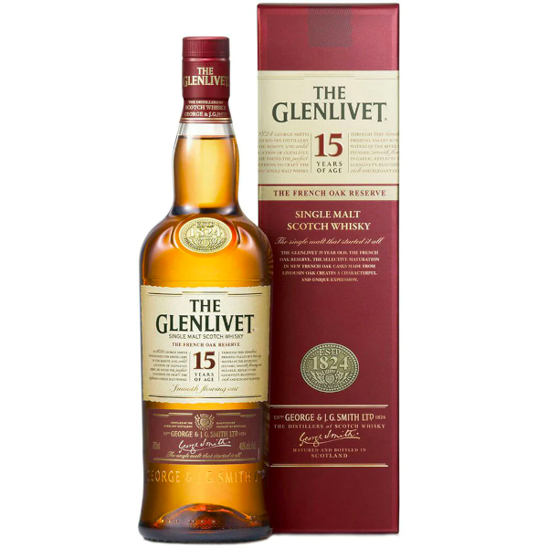 The Glenlivet French Oak Reserve 15 Year Old Single Malt Scotch Whisky