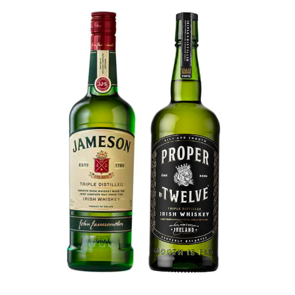 Jameson Irish Whiskey & Proper Twelve Whiskey Bundle