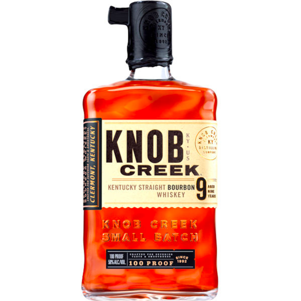 Knob Creek Small Batch 9 Year Old 100 Proof Kentucky Straight Bourbon Whiskey