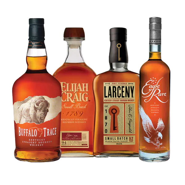 Buffalo Trace, Elijah Craig Small Batch, Larceny Small Batch, Eagle Rare 10 Year Bundle