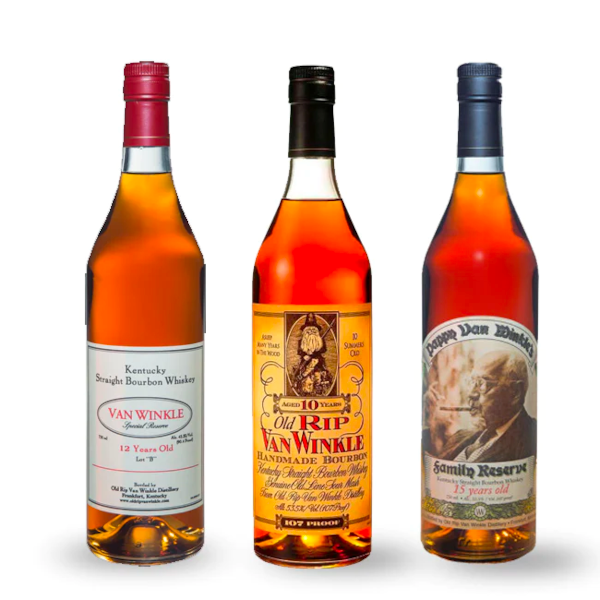 Pappy Van Winkle's 10 Year & 12 Year & 15 Year Bundle