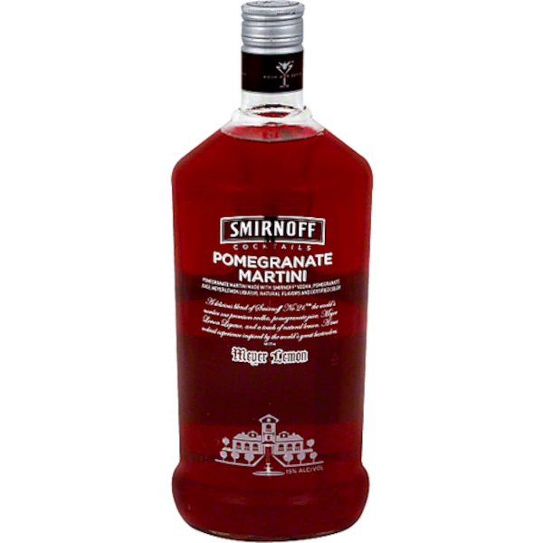 Smirnoff Pomegranate Martini with Meyer Lemon Cocktail