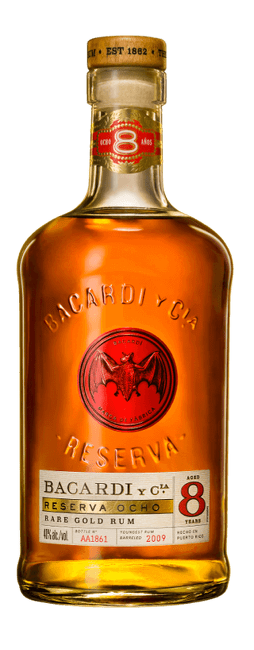 Bacardi Rum Gold Reserva Ocho 8 Year