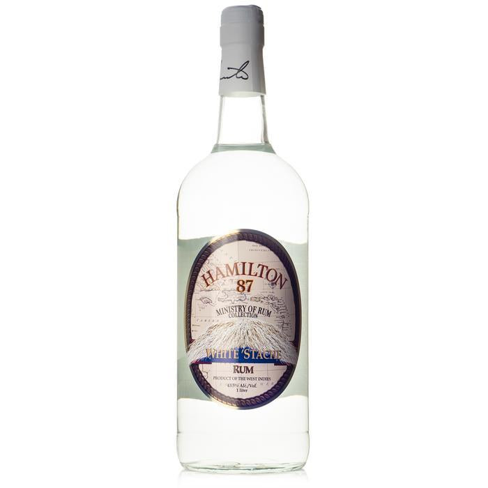 Hamilton 87 White 'Stache Rum 1Liter