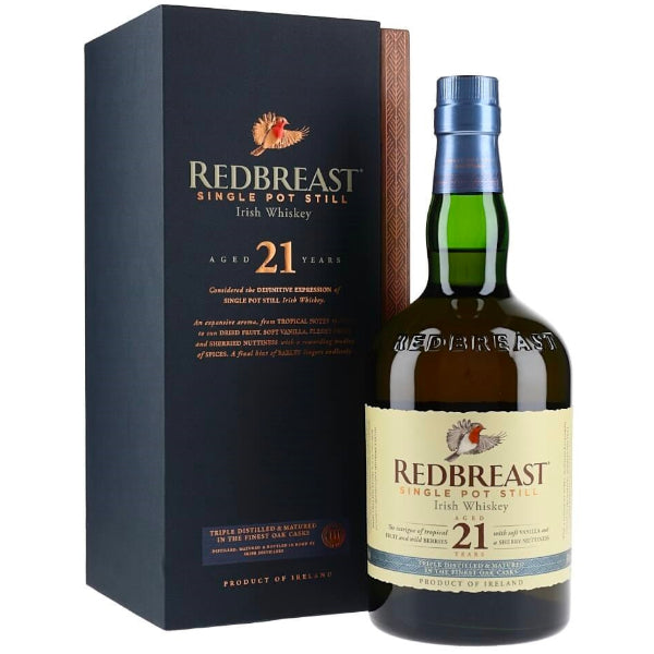 Redbreast 21 Year Old Irish Single Pot Still Whiskey