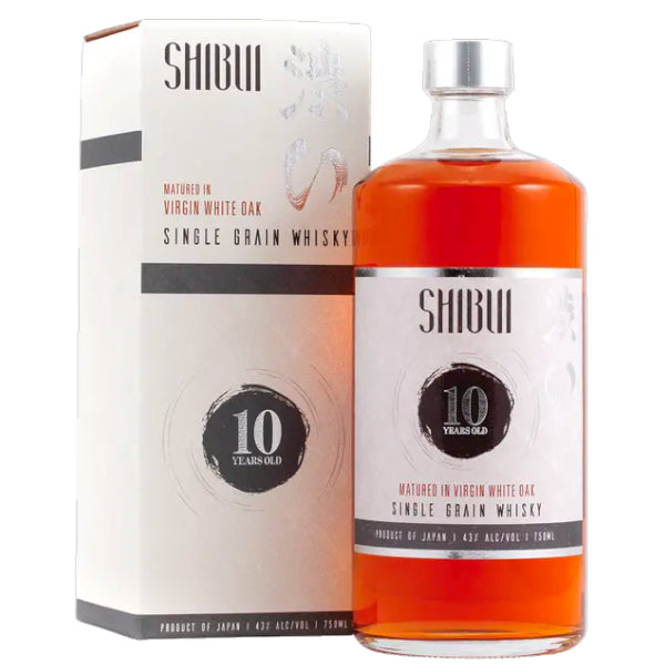 Shibui Single Grain Virgin White Oak 10-Year Old Japanese Whiskey