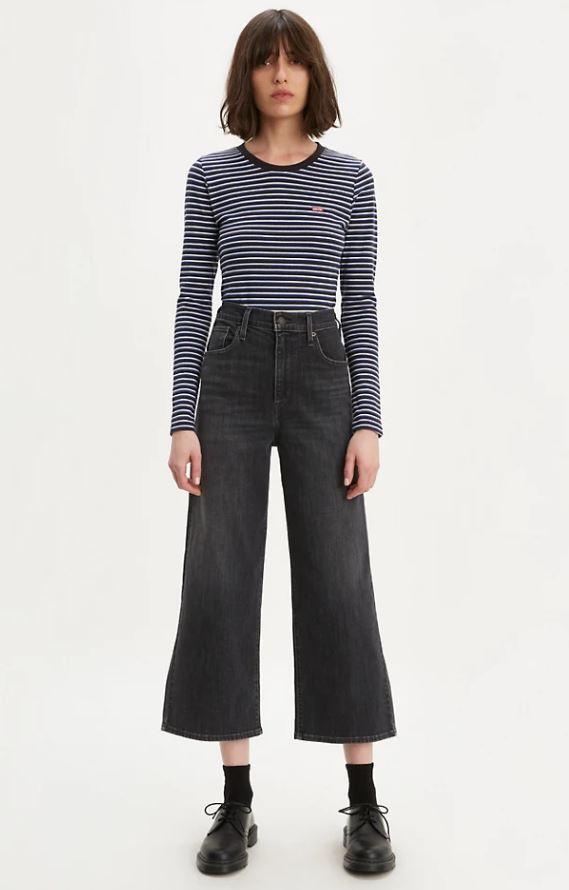 Levi's - Mile High Cropped Wide Leg Jean - Folk Road