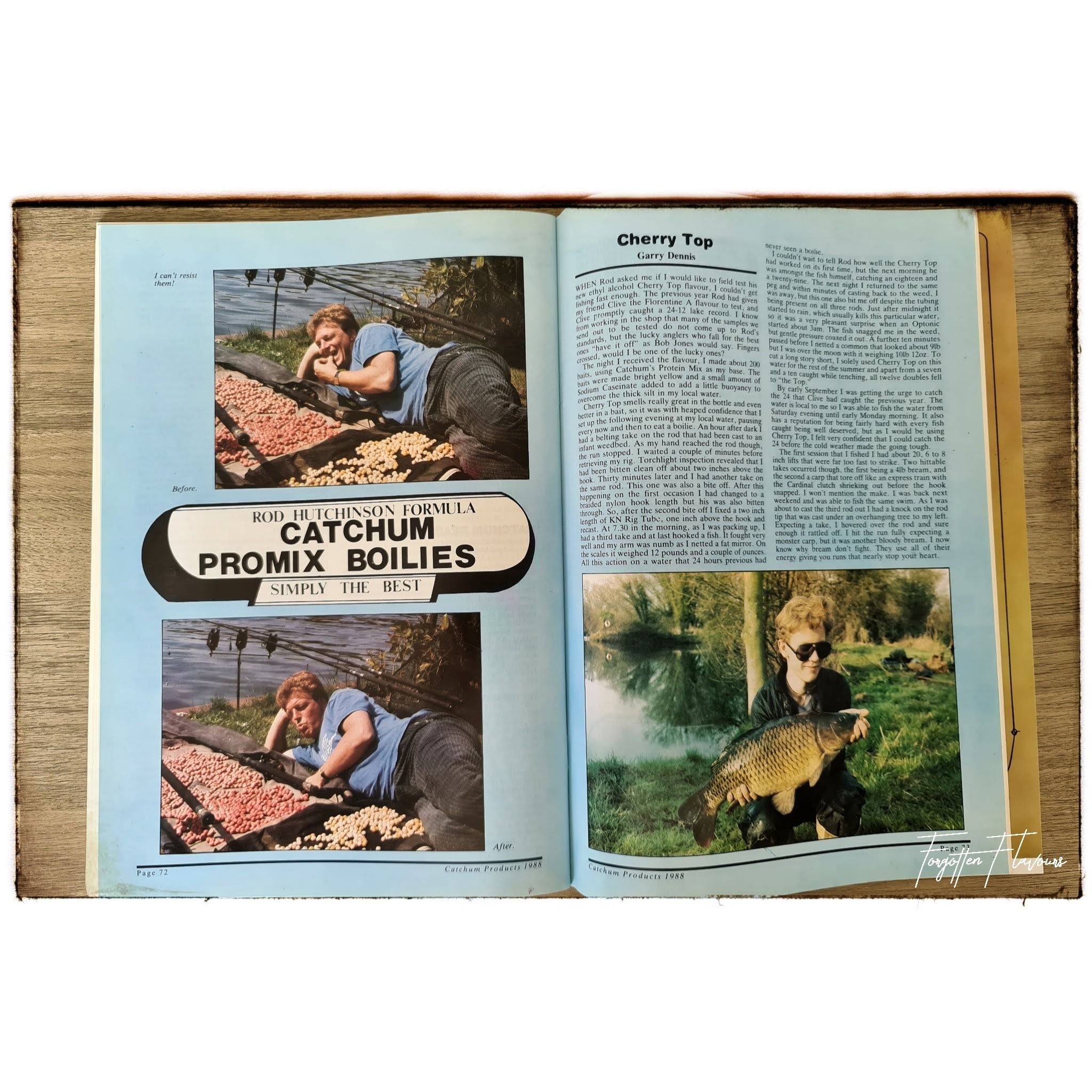 Rod Hutchinson tackle/bait catalogue 1988 – Forgotten Flavours & On Point