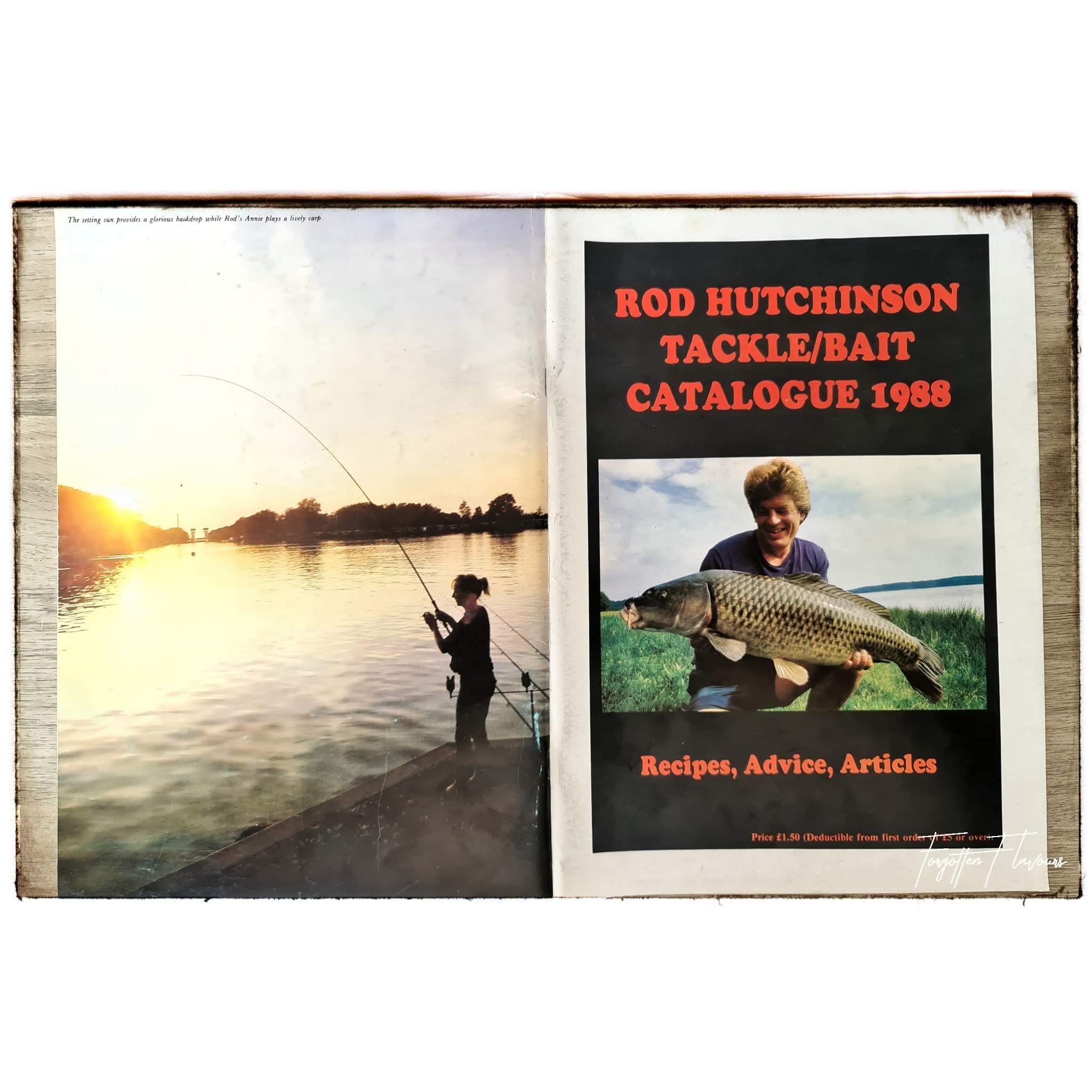 Rod Hutchinson tackle/bait catalogue 1988 – Forgotten Flavours & On Point