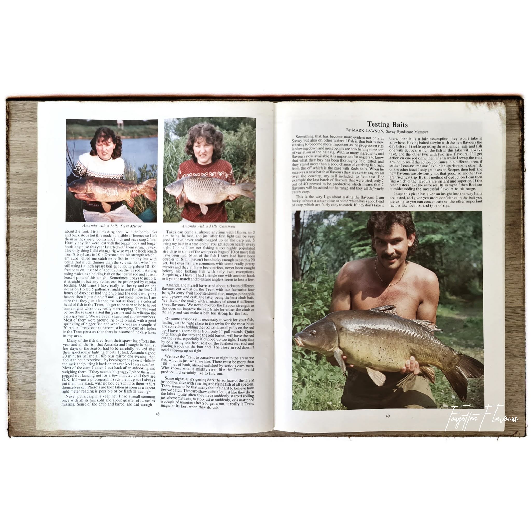 Rod Hutchinson tackle/bait catalogue 1988 – Forgotten Flavours & On Point