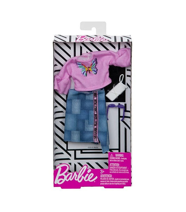 immagine-1-barbie-pack-look-maglia-rosa-con-gonna-di-jeans-ean-887961692273