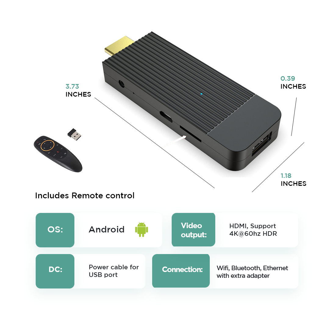 OptiSigns Android Stick Player - 2nd Gen