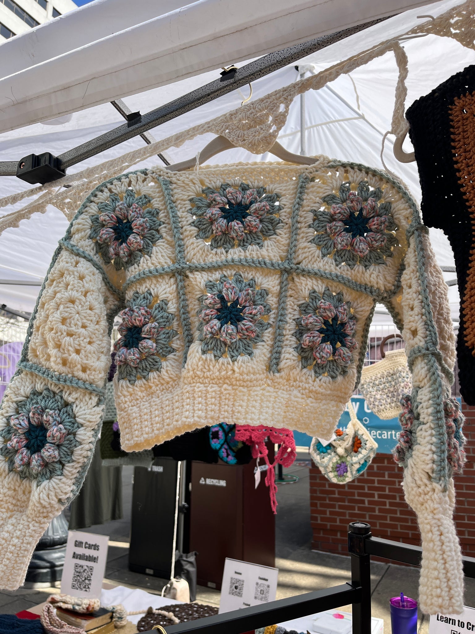 Granny Crop Sweater – Crochet By Catie