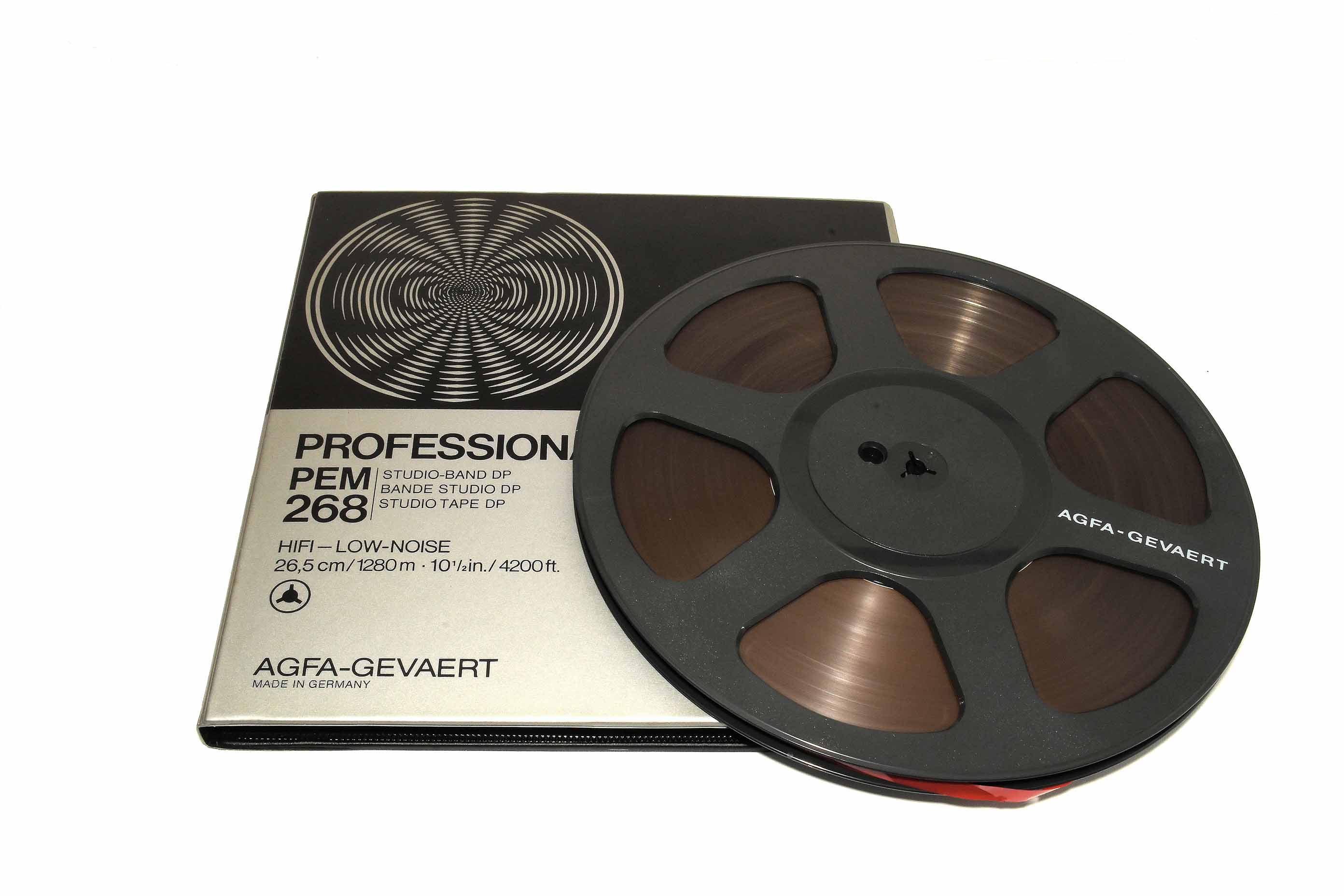 10.5 inch AGFA-GEVAERT tape with plastic cine reel