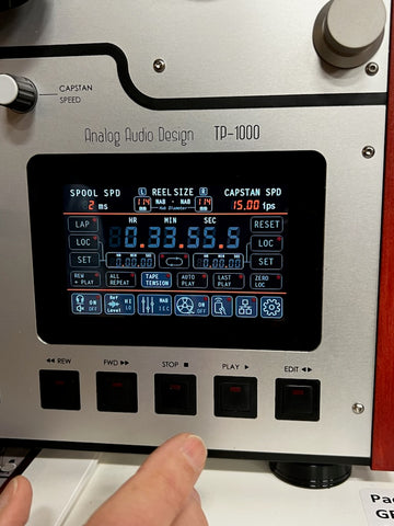 TP-1000 User Interface screen 1