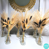 Affordable Wedding &amp; Event Centerpieces Set With Vase - Fluffy Beige Pampas White Bunny Tails