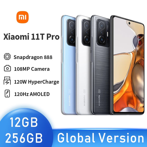 Xiaomi 11T Pro 5G - 6.67 - 8GB RAM - 256GB ROM - 108MP - Dual SIM -  5000mAh - Fingerprint - Blue Edit