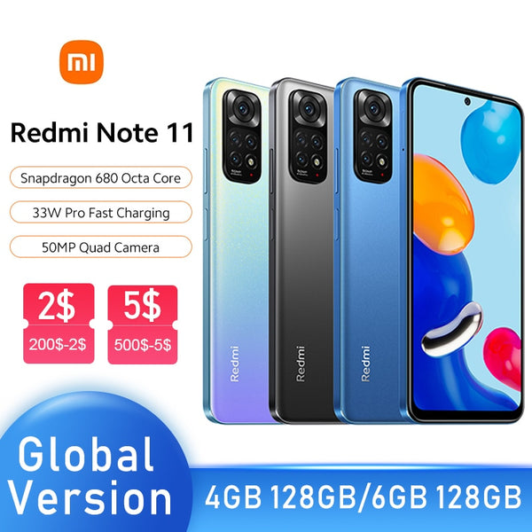 Global Version Xiaomi Redmi Note 11S 5G Smartphone Dimensity 810 NFC 3