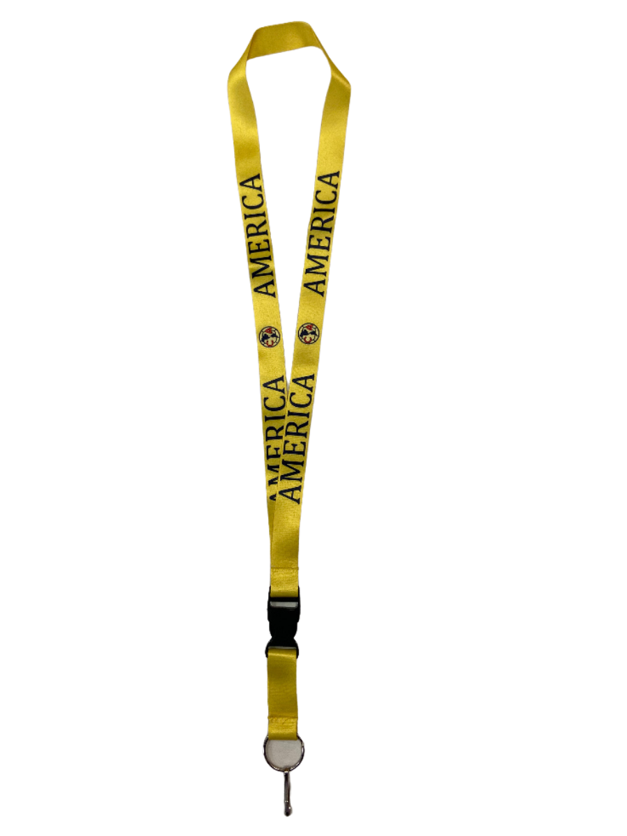 Club America Yellow Lanyard – The Art of Soccer Shop