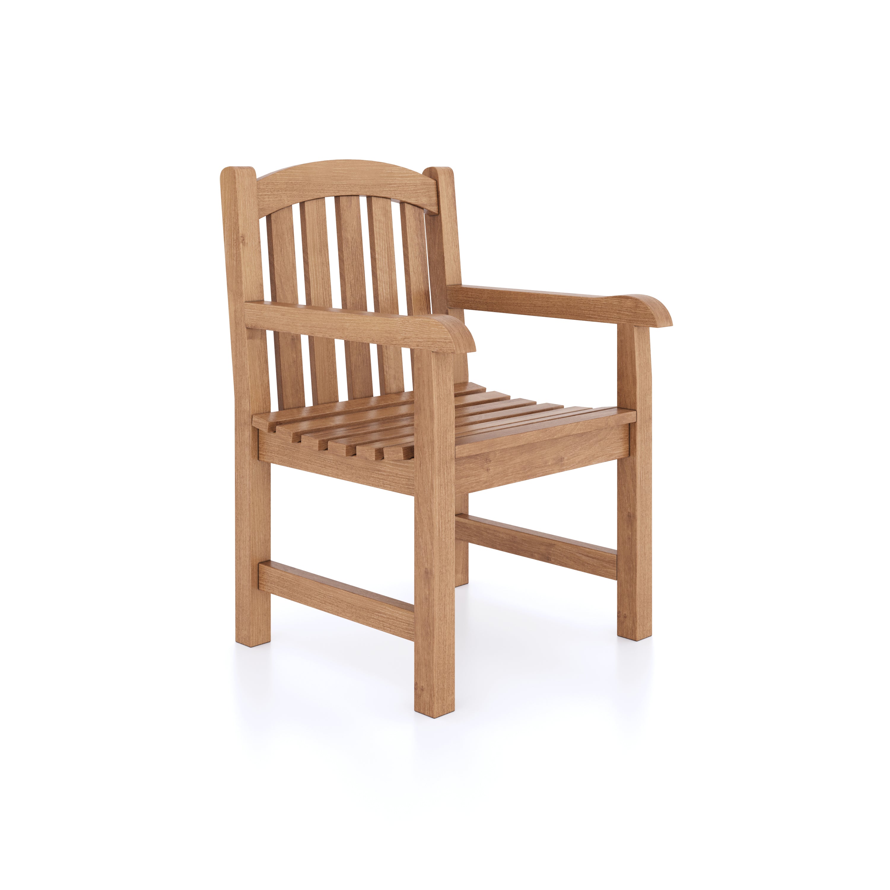 Product photograph of Warwick Teak Arm Chair With Cushion from Luxus Home And Garden