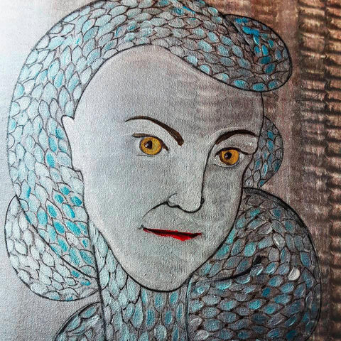 Paola Marchi - Autoritratto col serpente