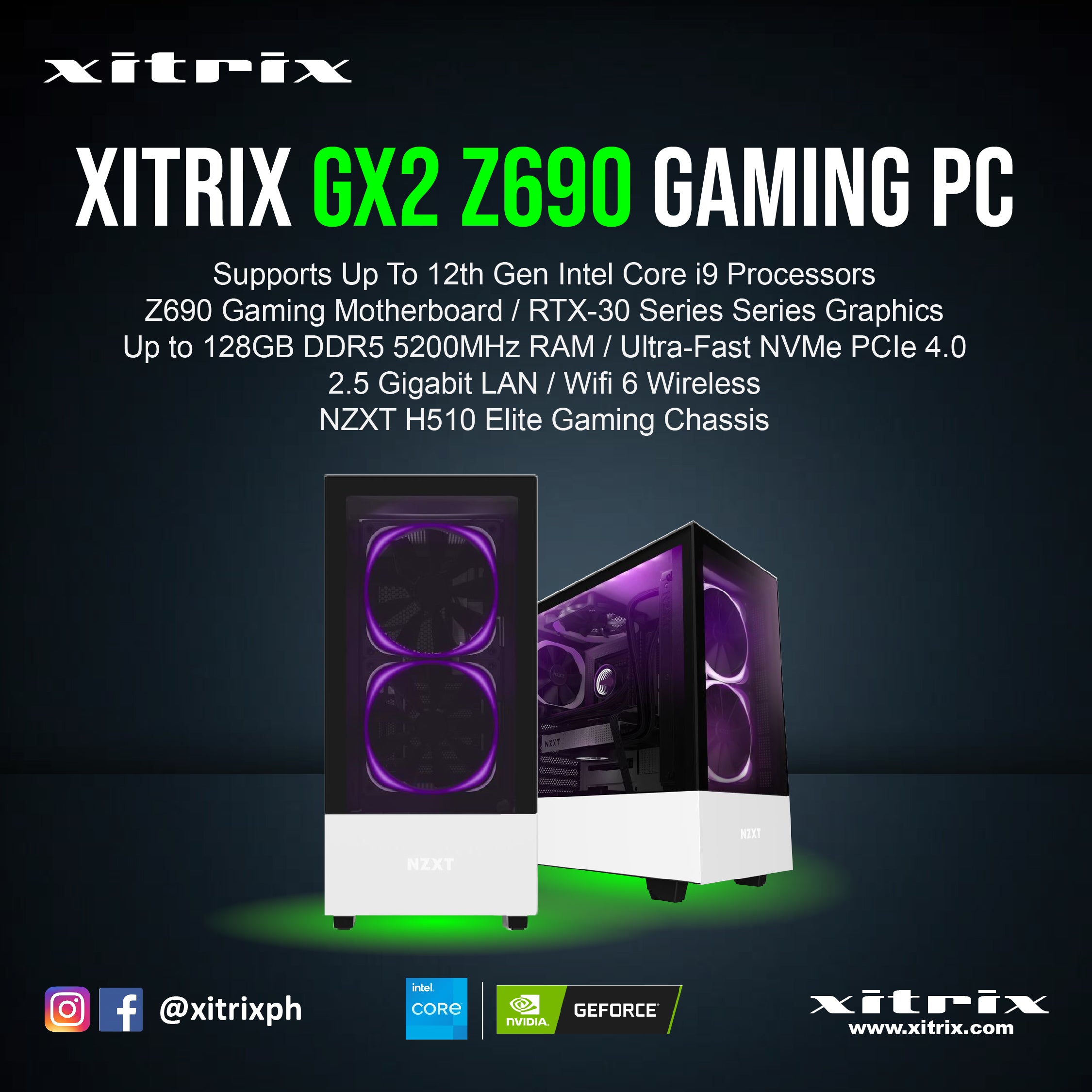 Xitrix® GX2 (Z790) DDR5 Gaming PC – Xitrix Computer Corporation