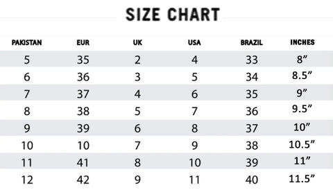 Mens  Womens Designer Shoe Size Conversion Chart  Turnabout Luxury  Resale