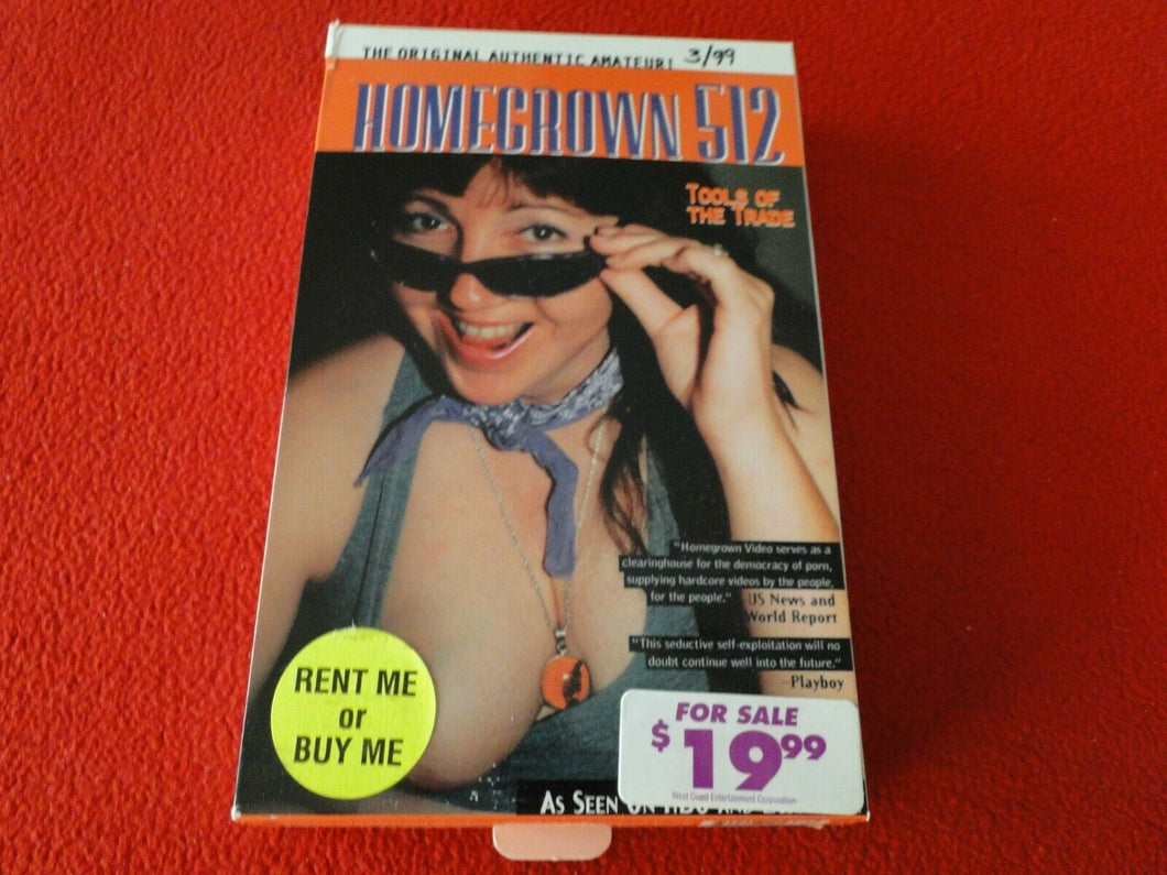 Xxx News Video U S A - Vintage Adult XXX VHS Porn Tape Video 18 Year Old + Homegrown 512 CF â€“  Ephemera Galore