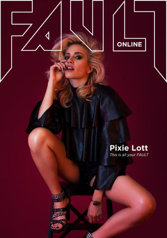 FAULT Magazine, J.KWAN Magazine Feature, Pixie Lott, Vegas Vibes Sequin