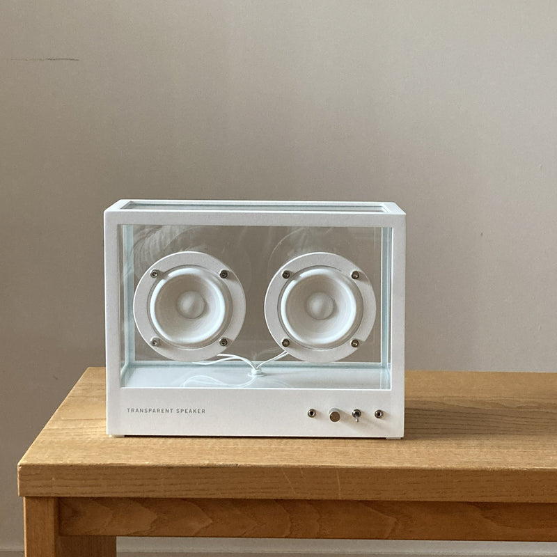 新品 TRANSPARENT SPEAKER トランスペアレント スピーカー - library