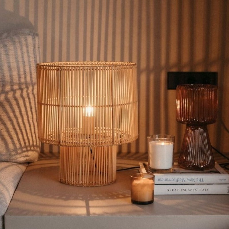 Hub Alaska Knuppel Bamboe tafellamp – Forhaus - Design & Store