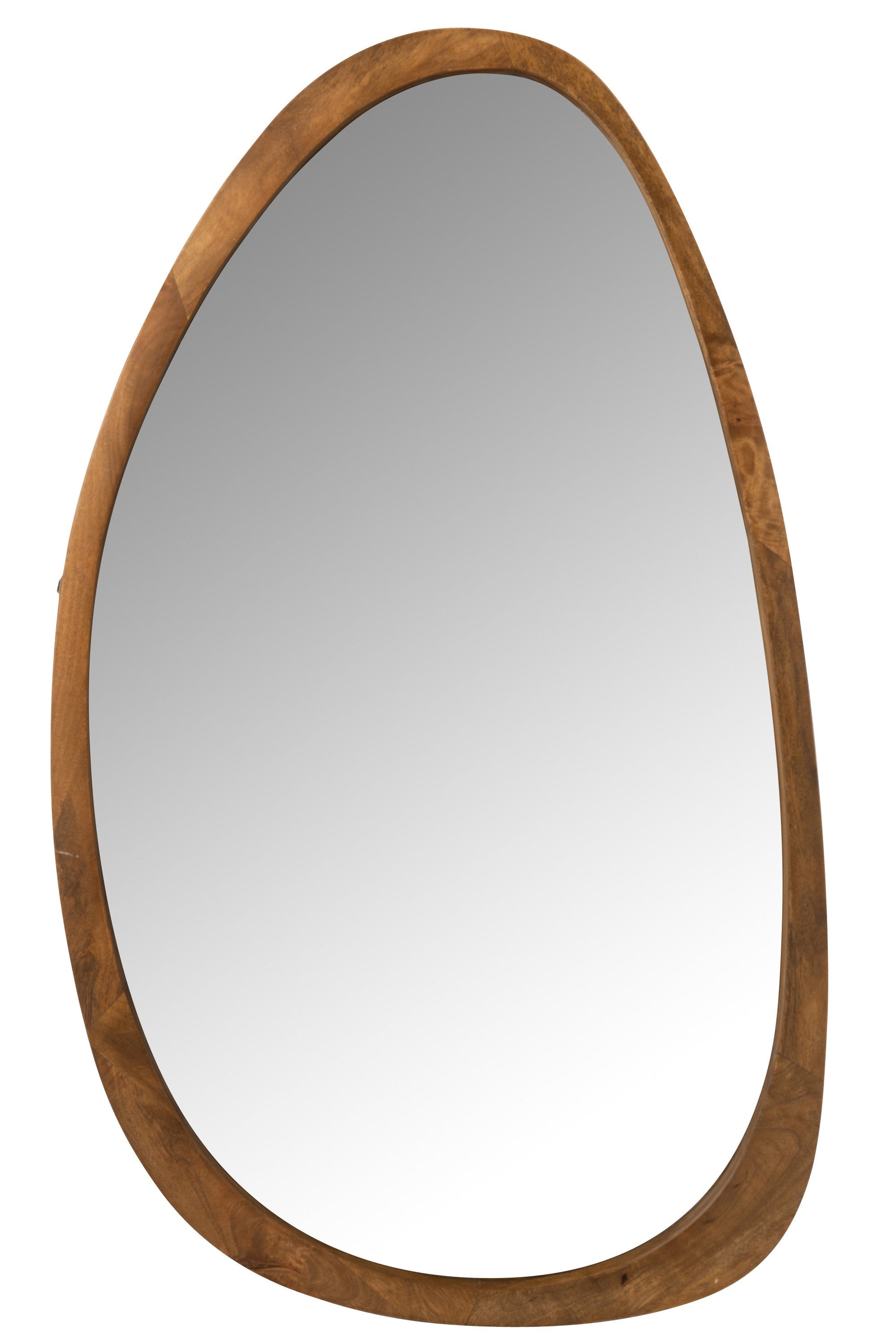 motor spons voordeel Onregelmatige bruine houten spiegel – Forhaus - Design & Store