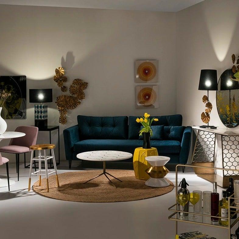 Marmorinen sohvapöytä kulta/kulta – Forhaus - Design & Store