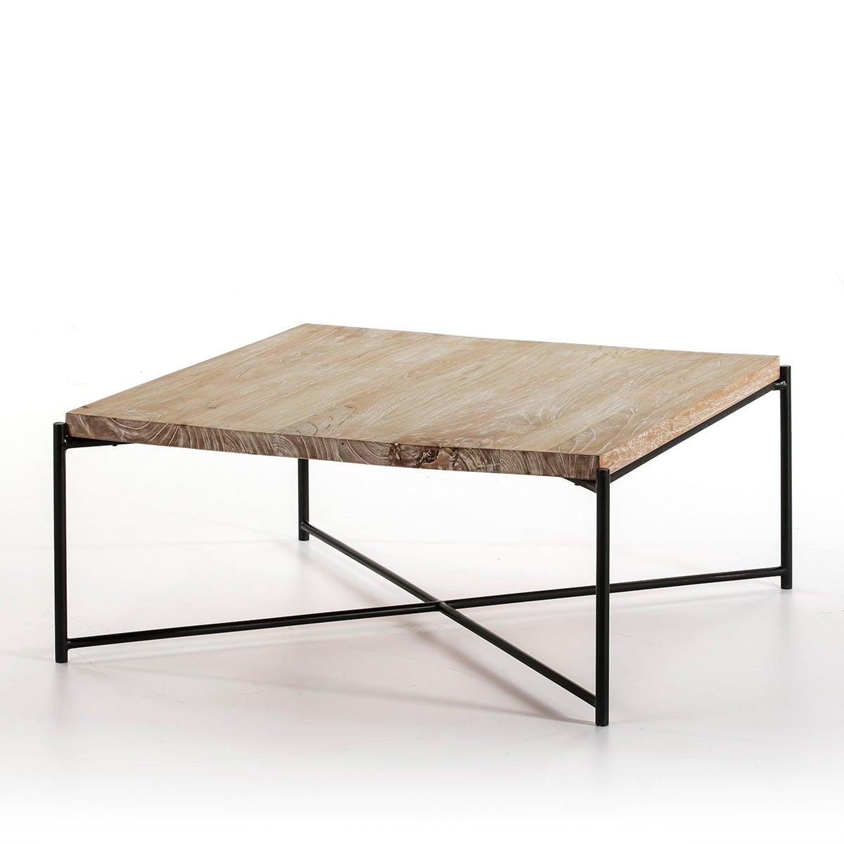 Neliönmuotoinen puinen sohvapöytä – Forhaus - Design & Store