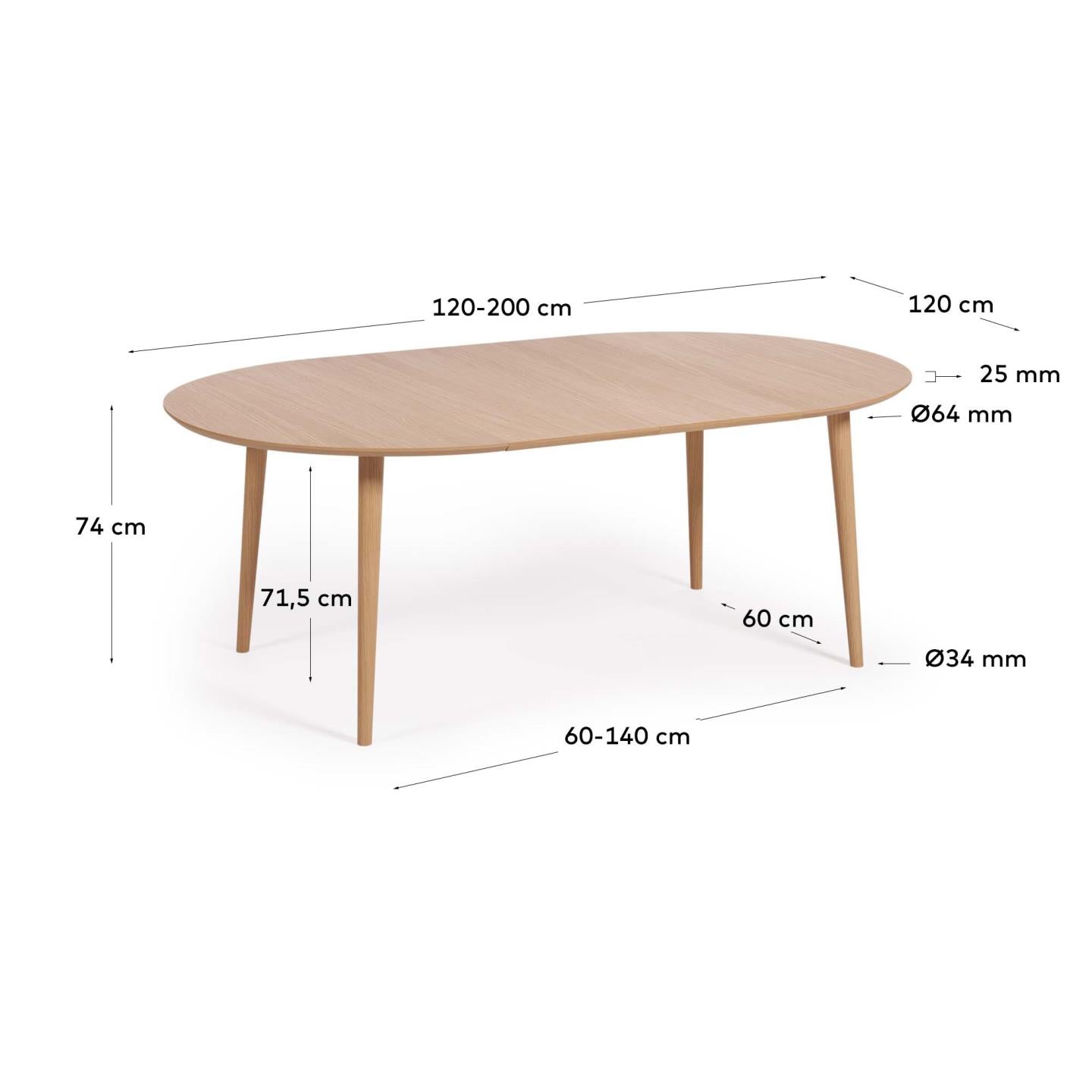 extendable center table