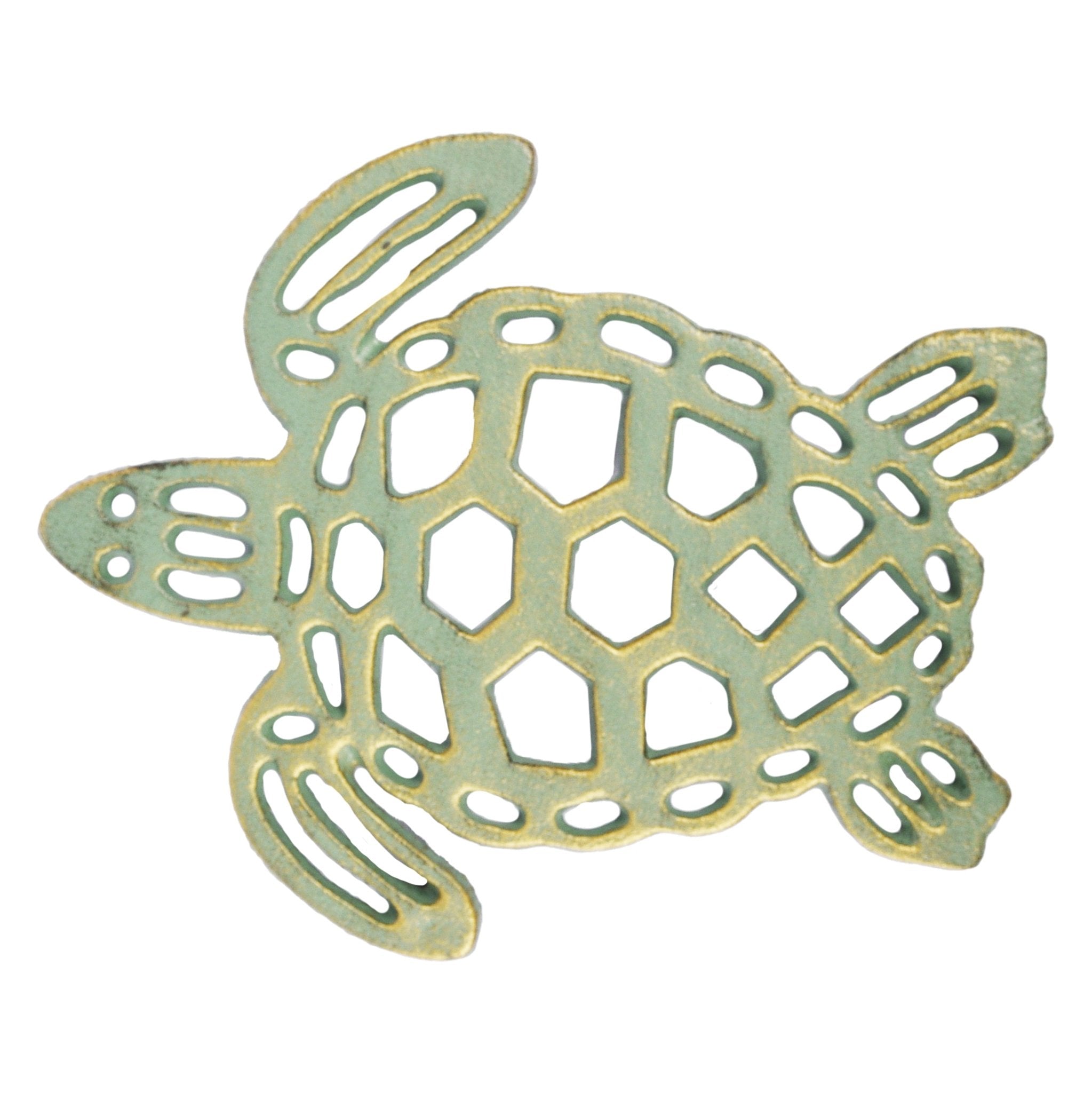 Cast Grey Sea Turtle Trivets for Hot Dishes