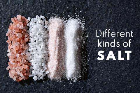 different kinds of salt used in cooking