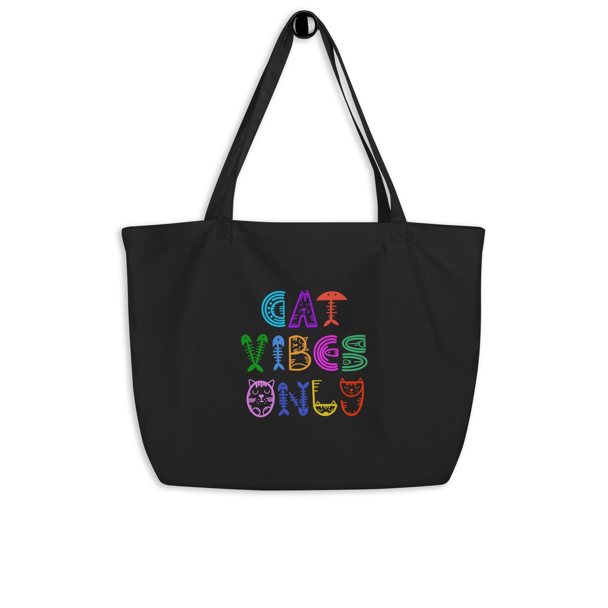 CAT VIBES ONLY Tote Bag