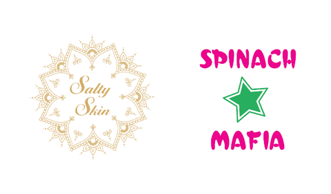 Salty Skin & Spinach Mafia Logos