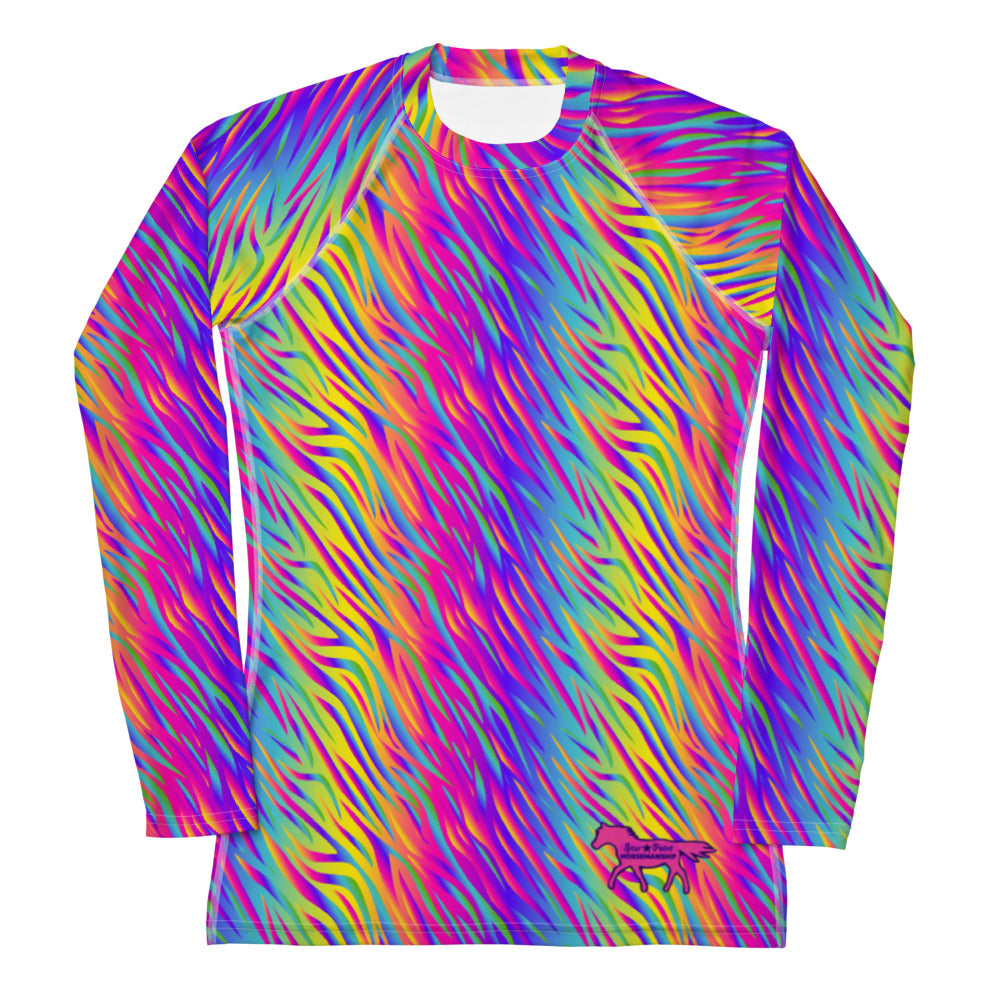 Women's Rainbow Cheetah Sport Tee